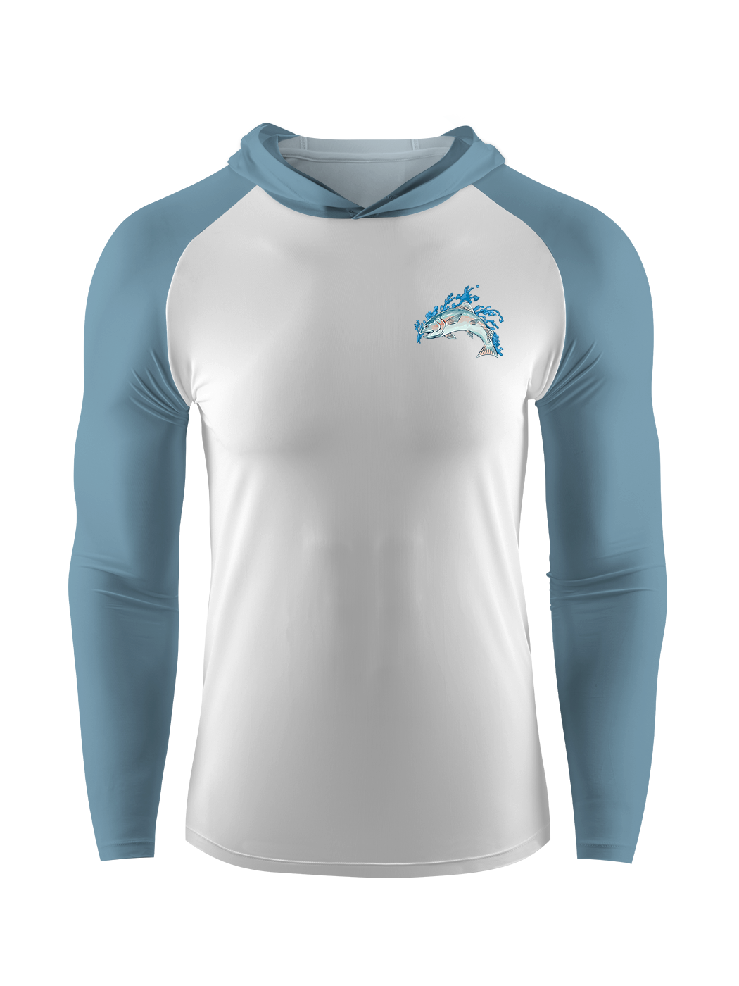 Salmon Harmony Waters UPF Hoodie