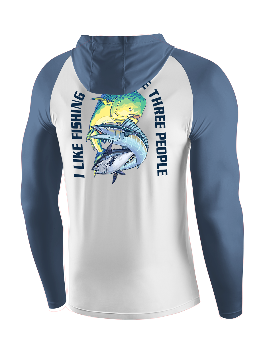 I Like Fishing And Maybe 3 People UPF Hoodie