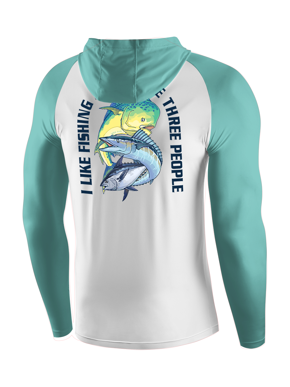 I Like Fishing And Maybe 9 People UPF Hoodie