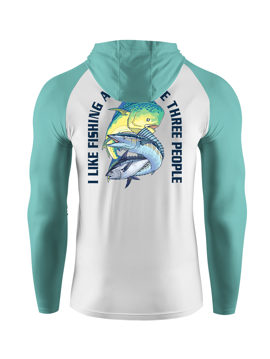 I Like Fishing And Maybe 11 People UPF Hoodie