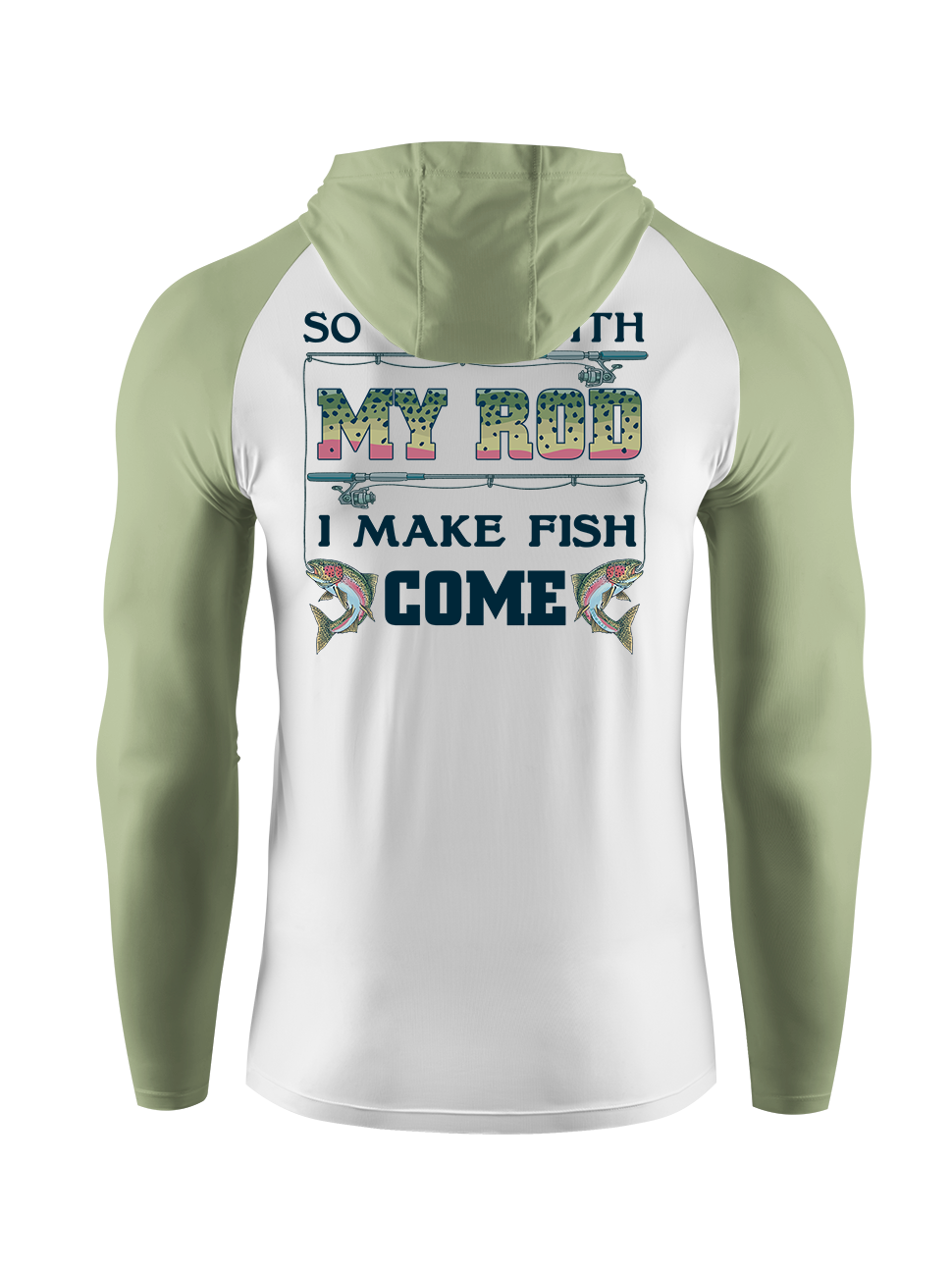 Reel Mastery and Trout UPF Hoodie