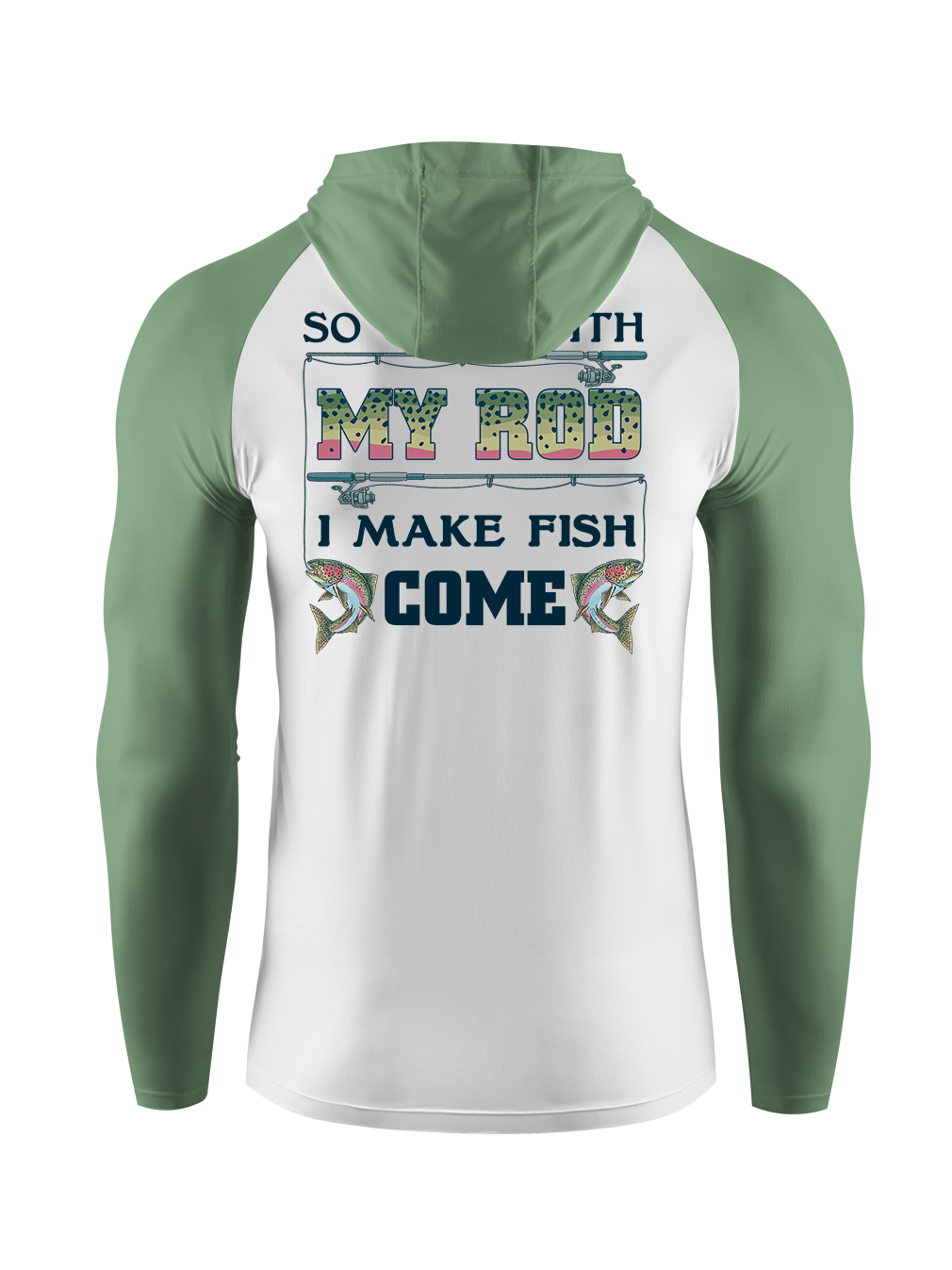 Reel Mastery and Trout UPF Hoodie
