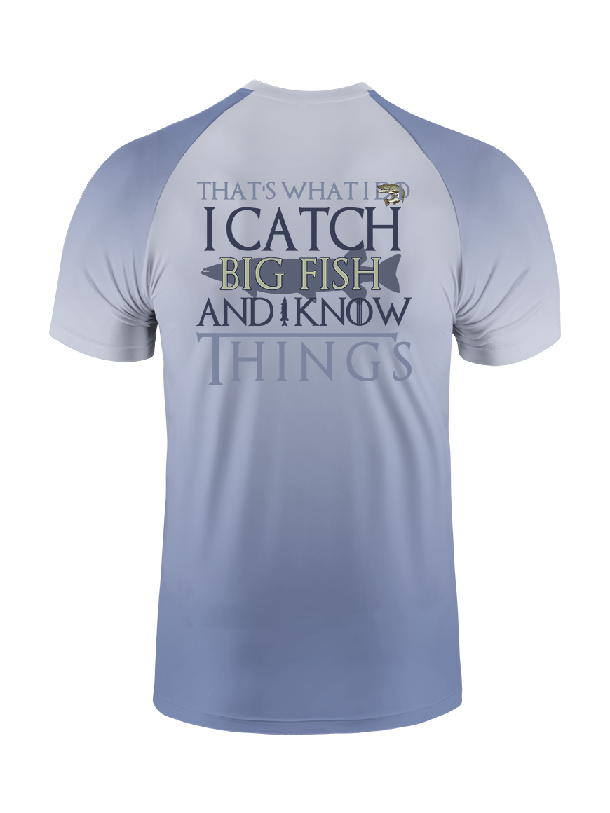 Big Catch Wisdom Gradient Fishing Tee