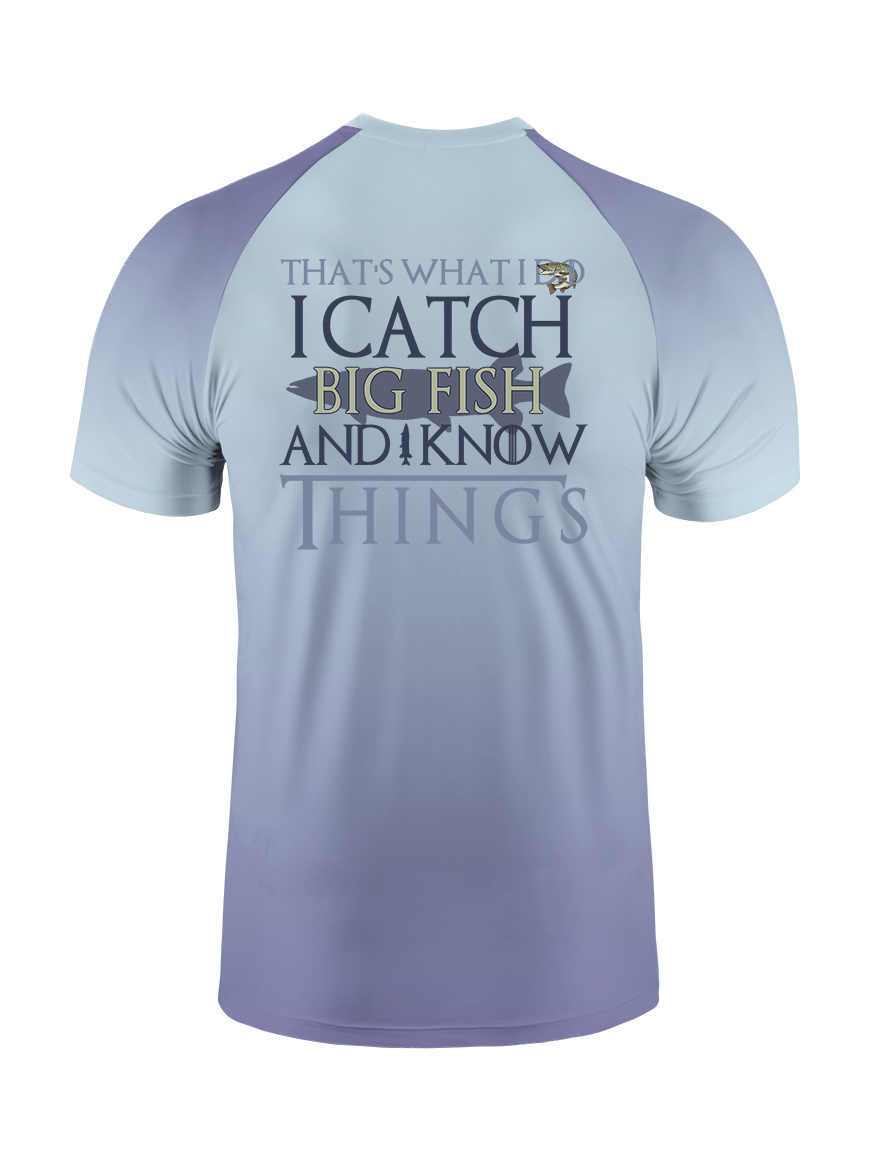 Big Catch Wisdom Gradient Fishing Tee