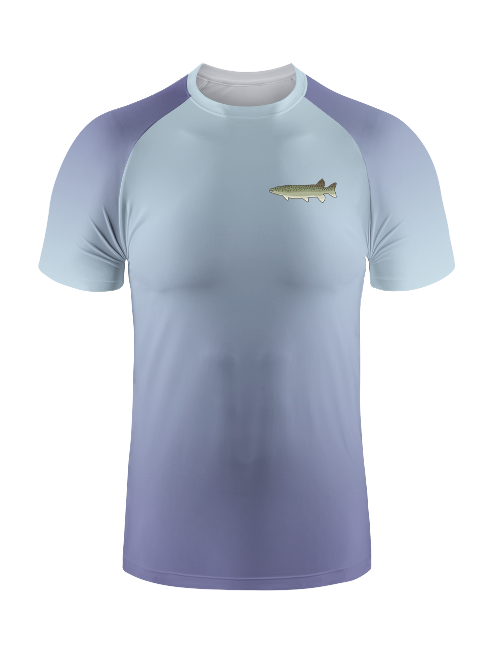 Big Catch Wisdom Gradient Fishing Tee