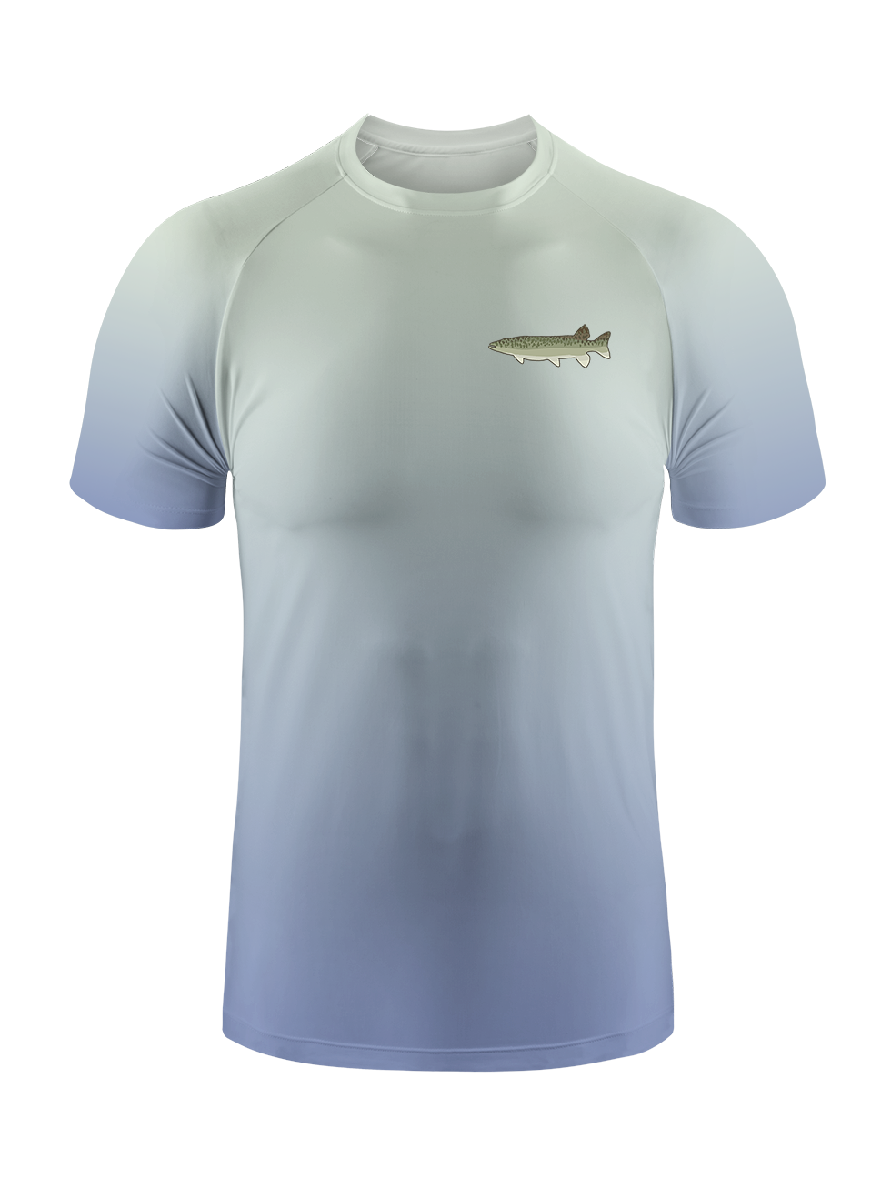Big Catch Wisdom Gradient Fishing Tee