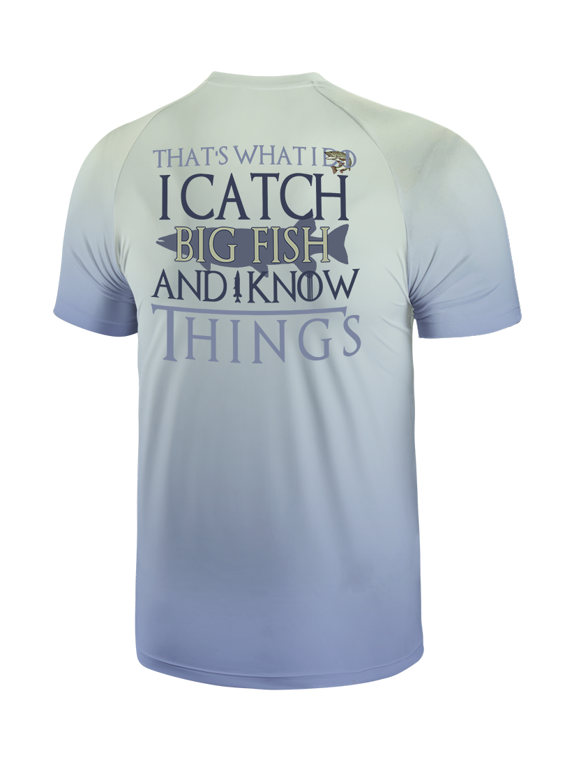 Big Catch Wisdom Gradient Fishing Tee
