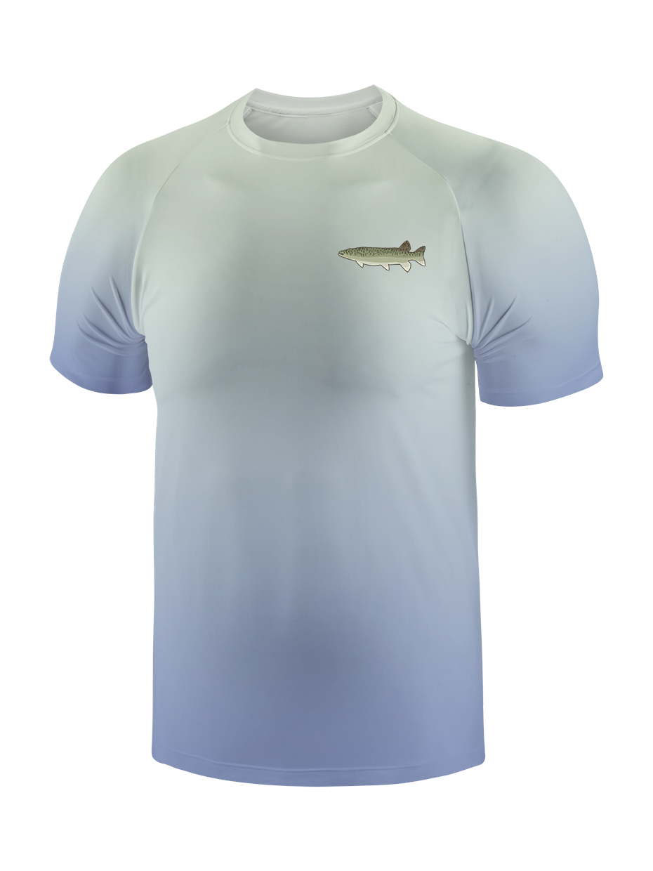 Big Catch Wisdom Gradient Fishing Tee