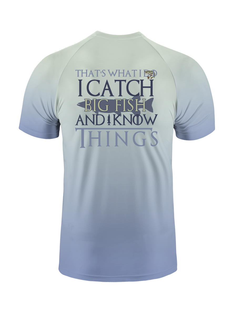 Big Catch Wisdom Gradient Fishing Tee