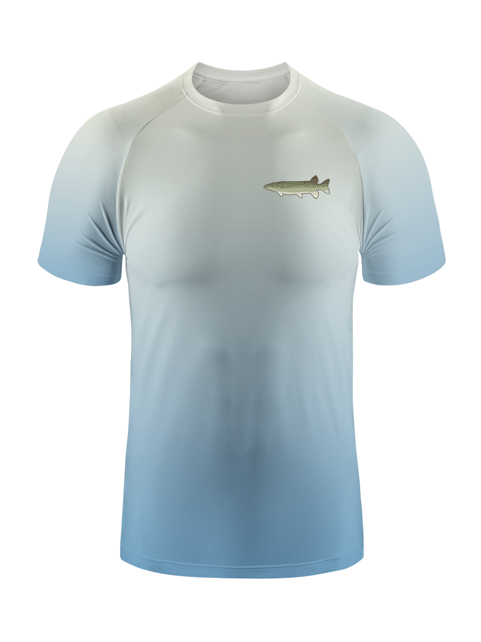 Big Catch Wisdom Gradient Fishing Tee