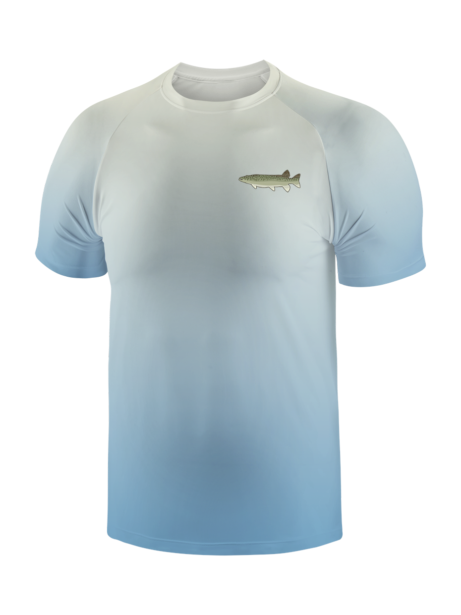 Big Catch Wisdom Gradient Fishing Tee