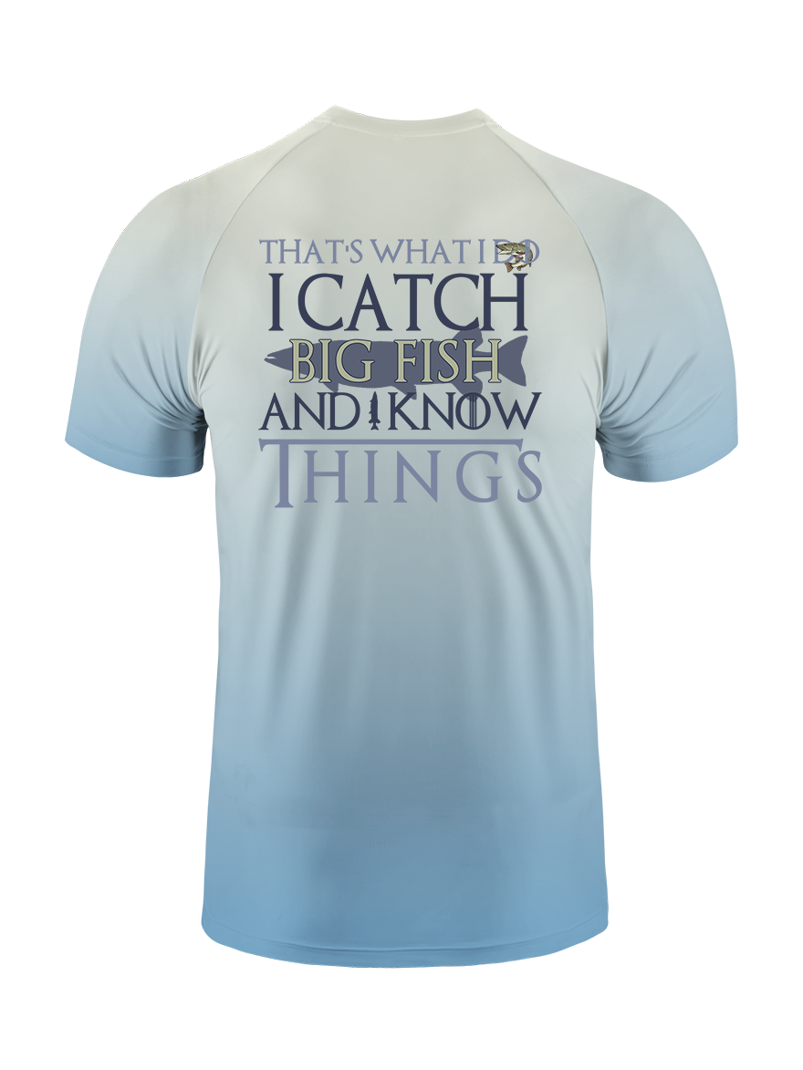 Big Catch Wisdom Gradient Fishing Tee