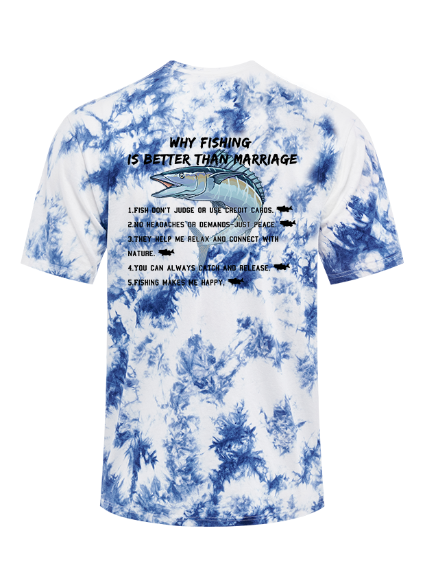 The Angler's Truth Tie Dye Tee