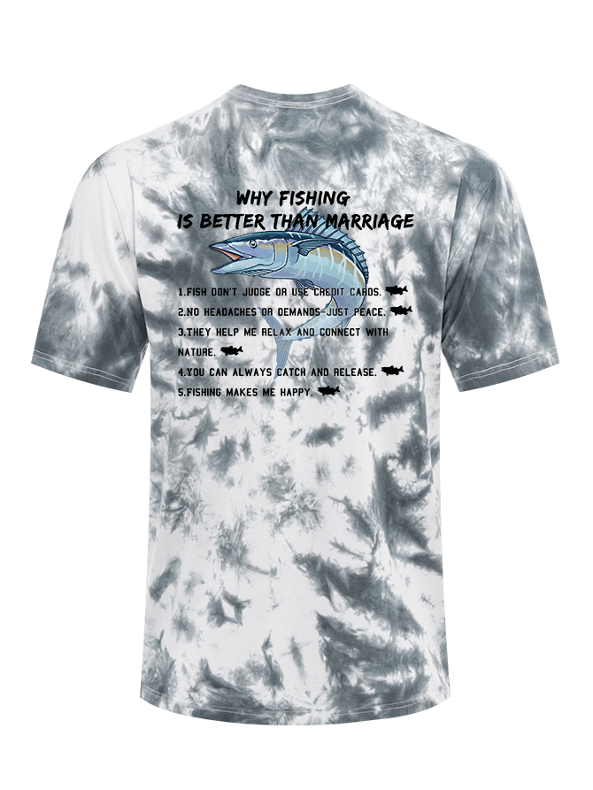 The Angler's Truth Tie Dye Tee