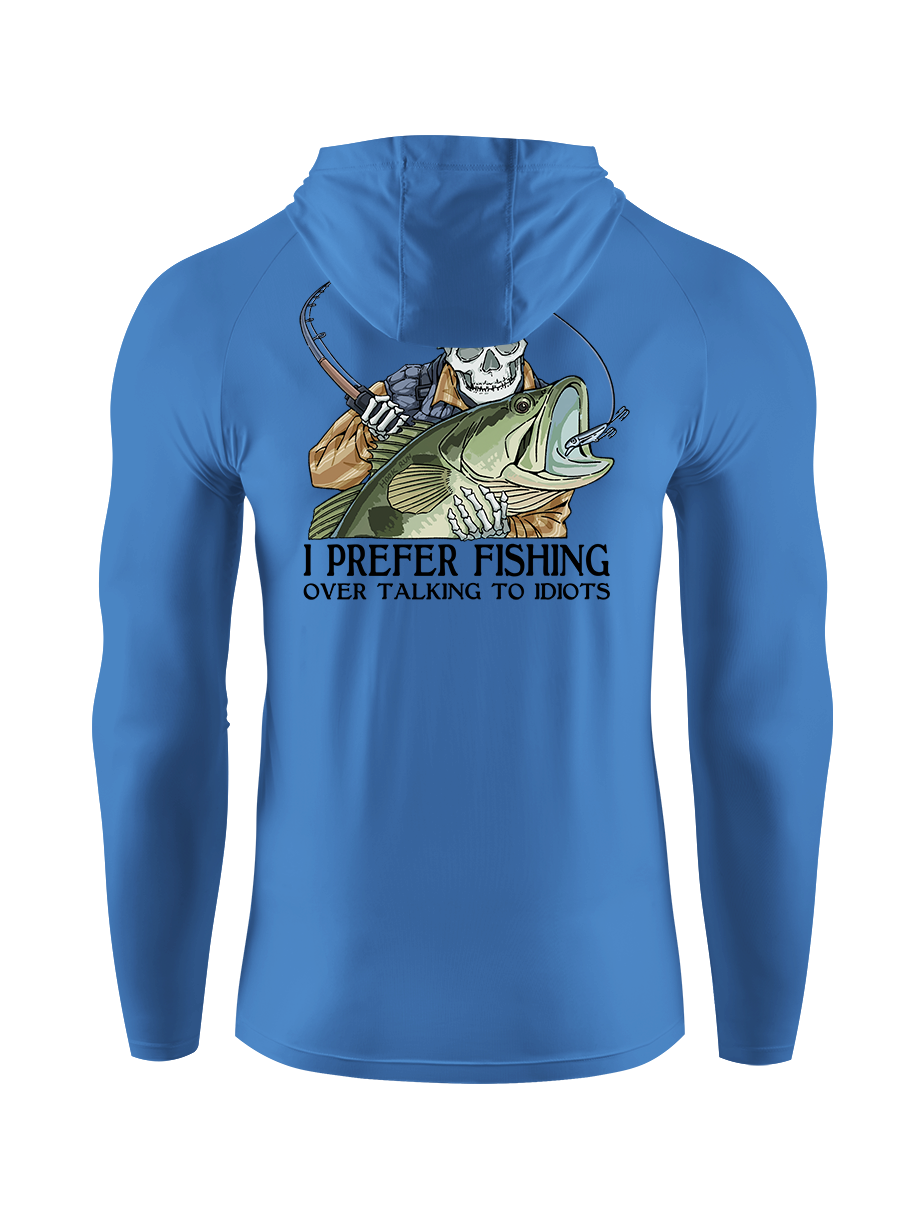 Talk Less Fish More UPF Hoodie