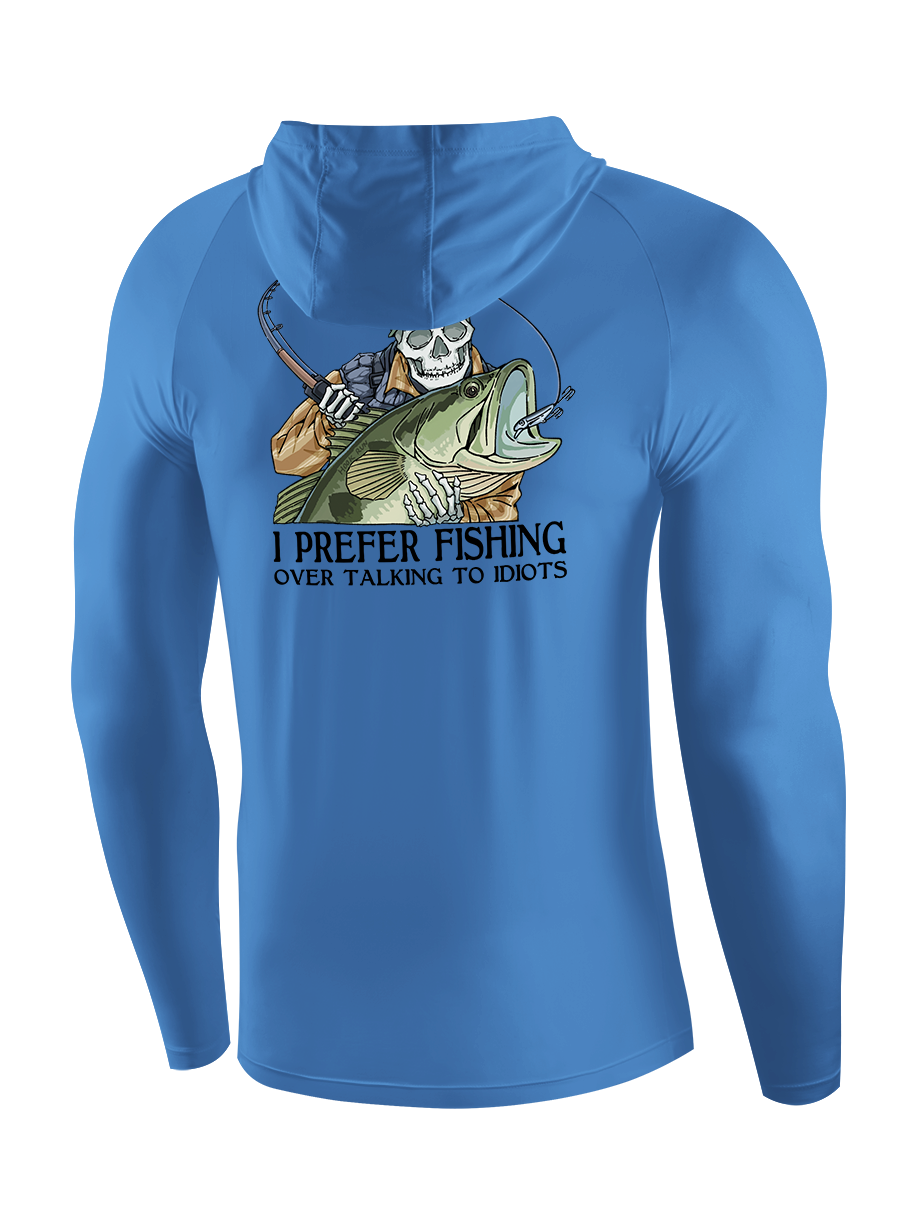 Talk Less Fish More UPF Hoodie