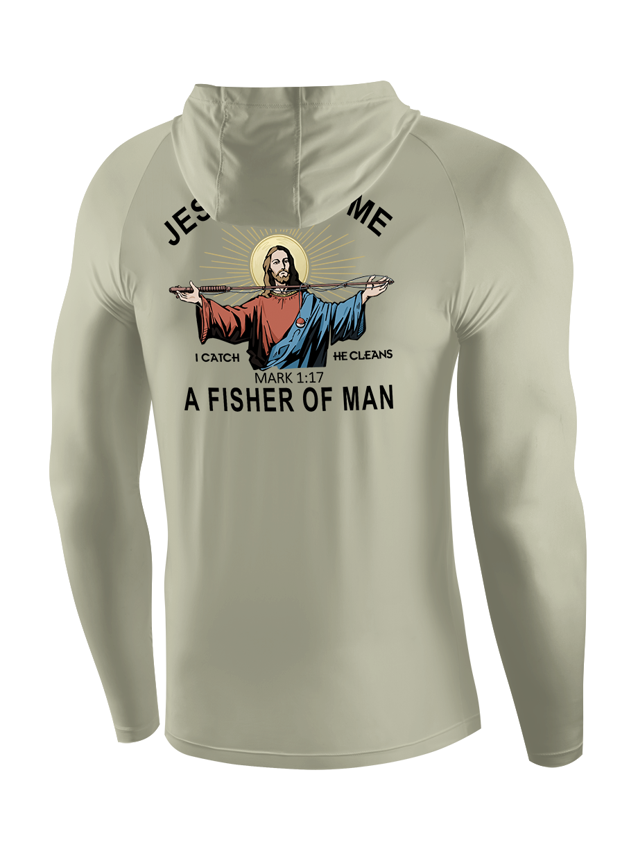 Jesus Made Me a Fisher of Men UPF Hoodie