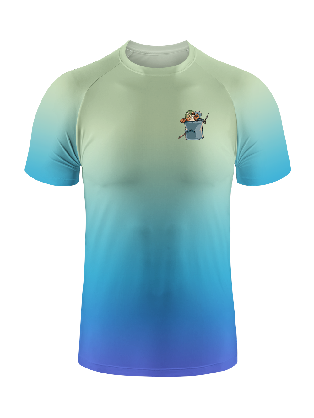 Professional Master Baiter Gradient Fishing Tee
