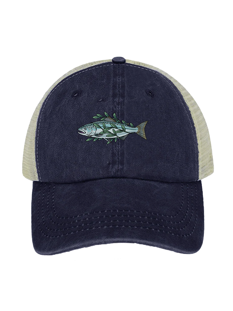 Superior Fly Quest Unisex Vintage Washed Meshback Hat