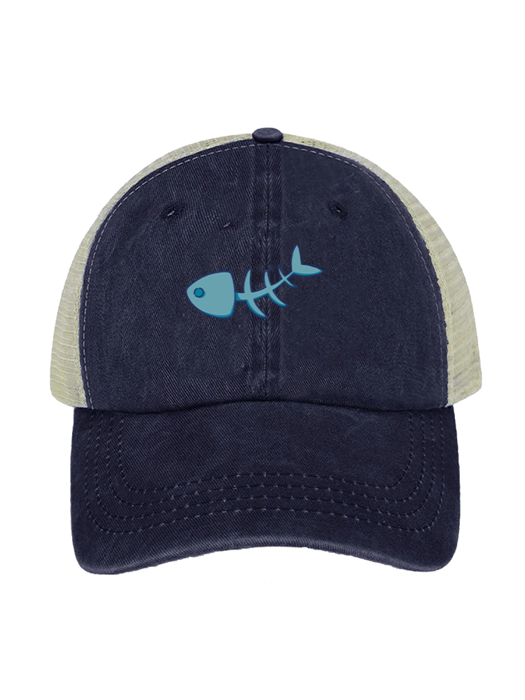 Just Wait It Unisex Vintage Washed Meshback Hat