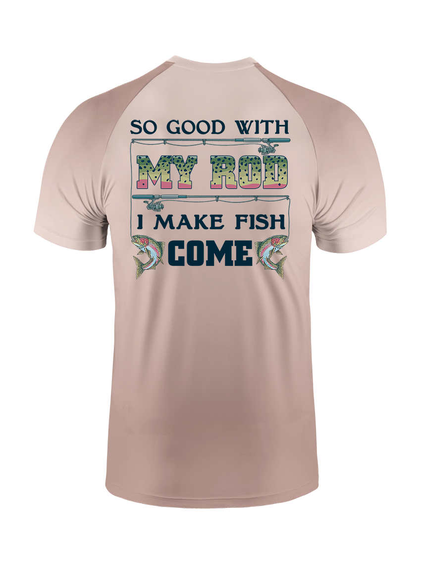 Reel Mastery and Trout Gradient Fishing Tee