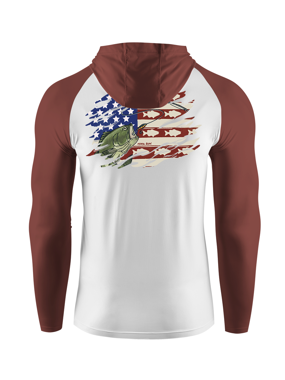 Patriot Bass Angler UPF Hoodie