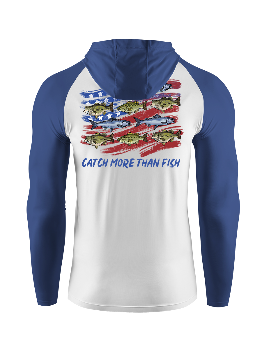 Patriotic Waters Unleashed UPF Hoodie
