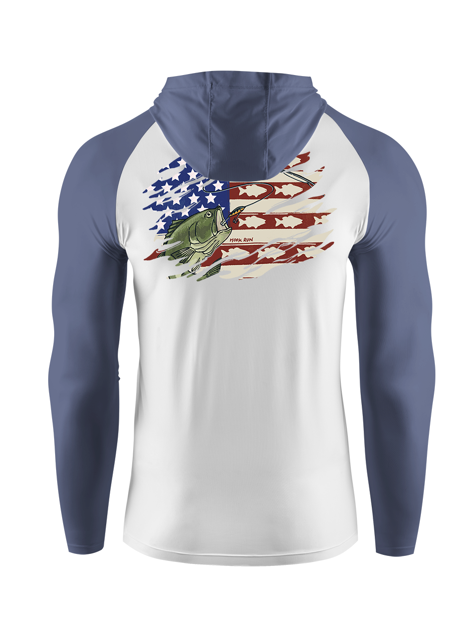 Patriot Bass Angler UPF Hoodie