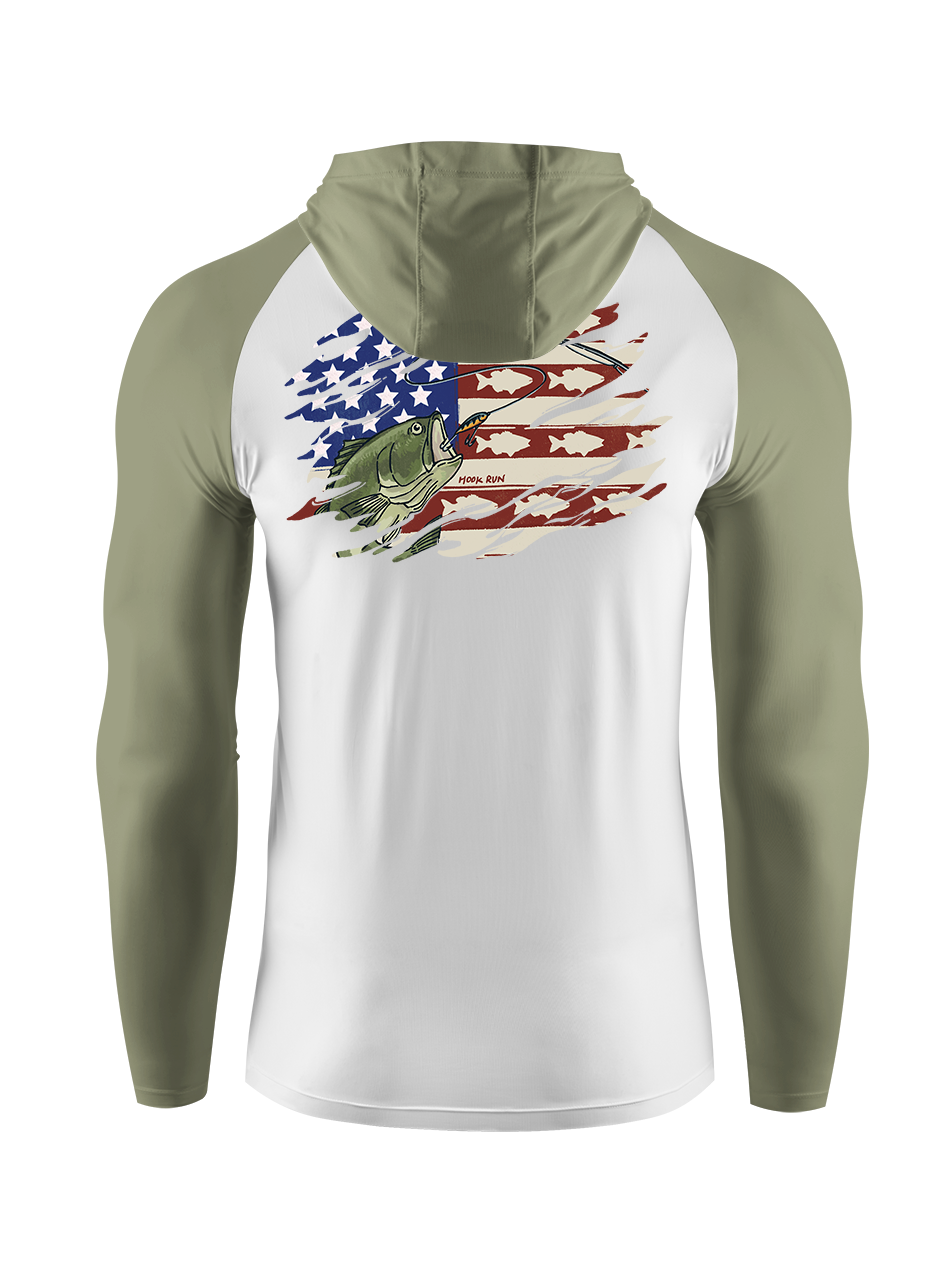 Patriot Bass Angler UPF Hoodie