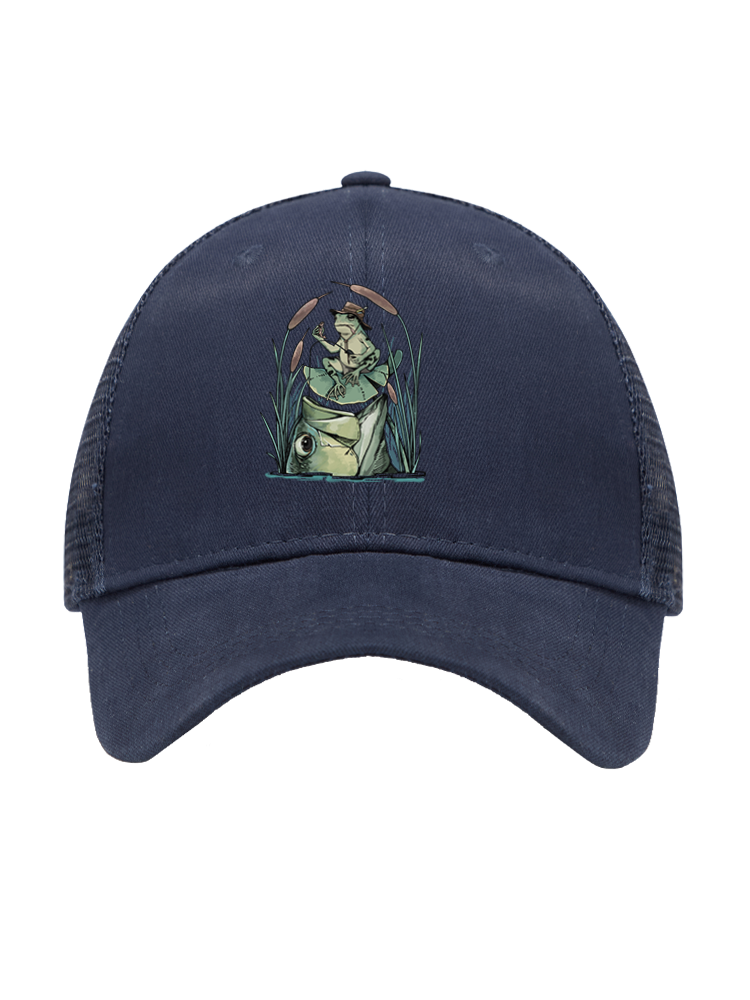 There's Always a Bigger Fish Mesh Velcro Hat