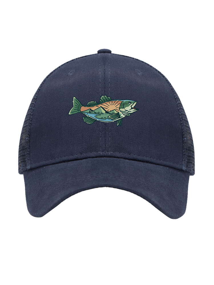 Let It Fly to Freedom Mesh Velcro Hat