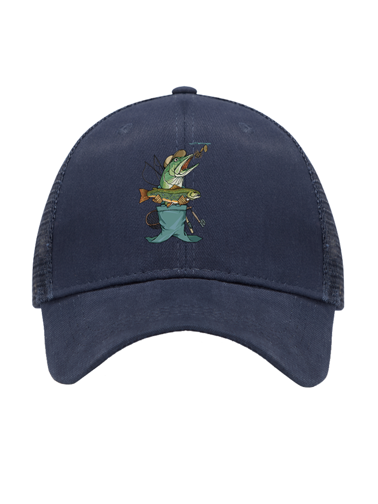 Who is My Prey Mesh Velcro Hat