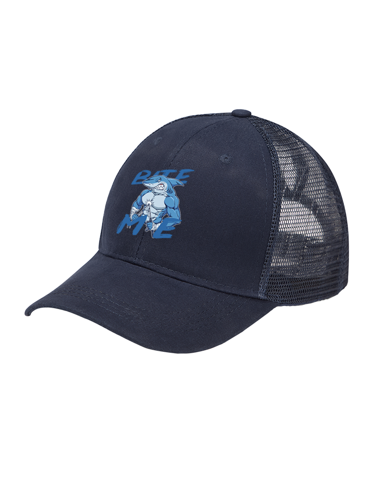 Rebel Shark Bite Me Mesh Velcro Hat
