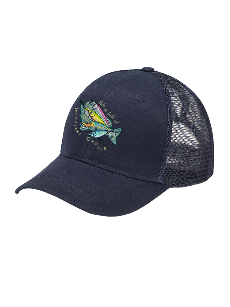Clear Lake Bass Lures Mesh Velcro Hat