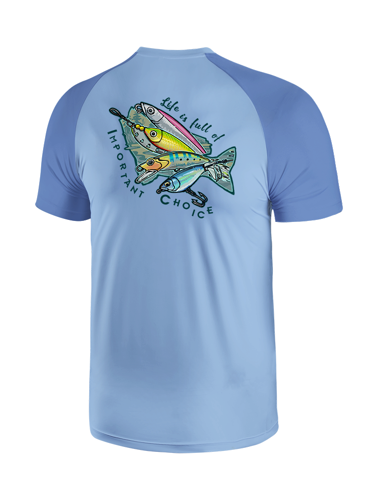 Clear Lake Bass Lures Vibrant Fishing Tee