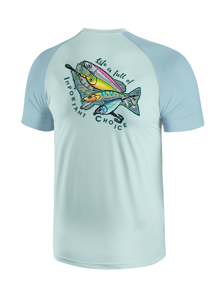Clear Lake Bass Lures Vibrant Fishing Tee