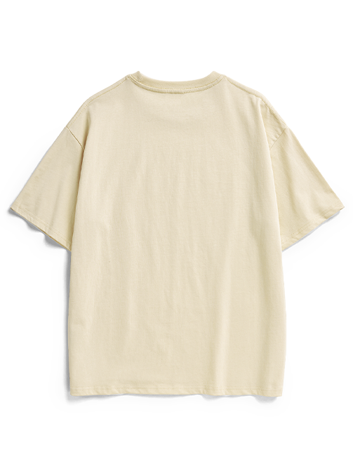 Only Dead Fish Go with the Flow Heavyweight Cotton T-Shirt