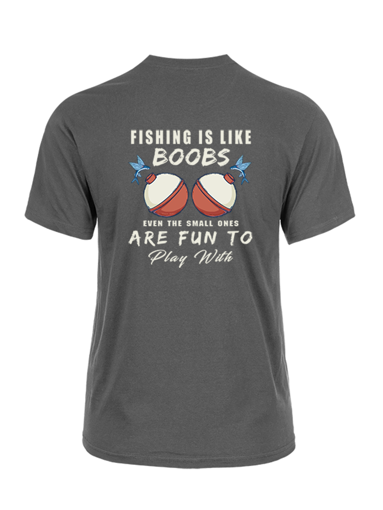 Fishing is Like Boobs Unisex Cotton Tee