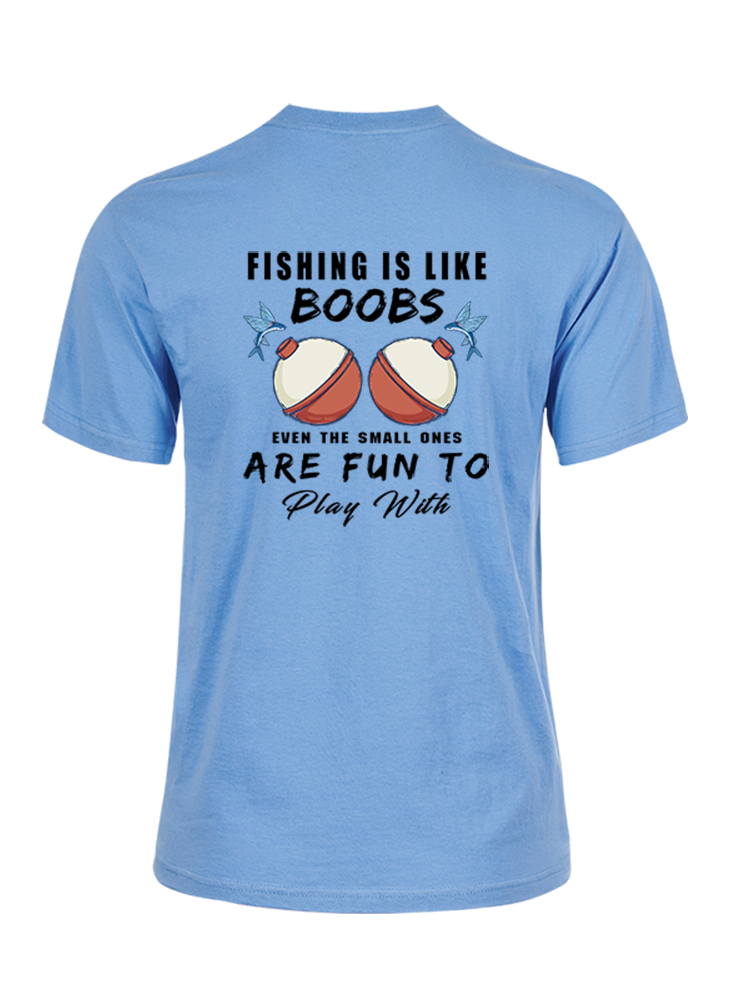 Fishing is Like Boobs Unisex Cotton Tee