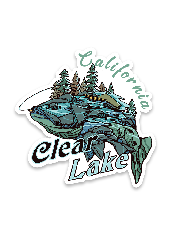 Reel Moments at Clear Lake Sticker