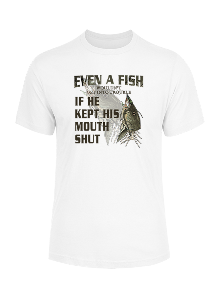 Silent Wisdom Catfish's Lesson Unisex Cotton Tee