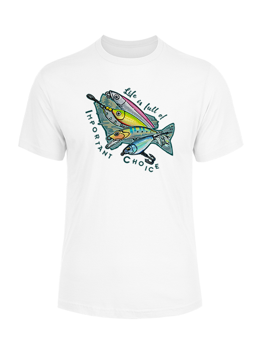 Clear Lake Bass Lures Unisex Cotton Tee