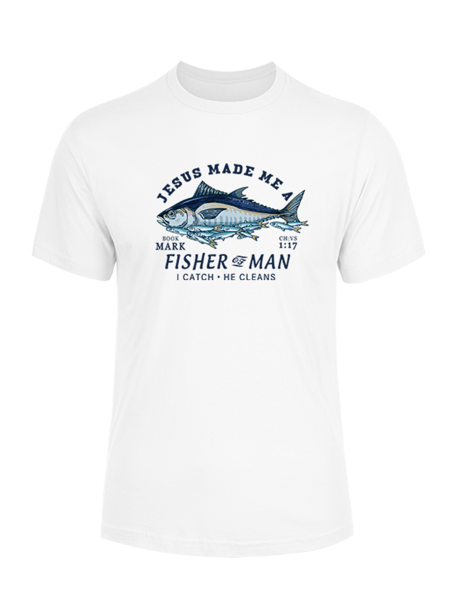 Matthew 4:31 God's Capture Unisex Cotton Tee