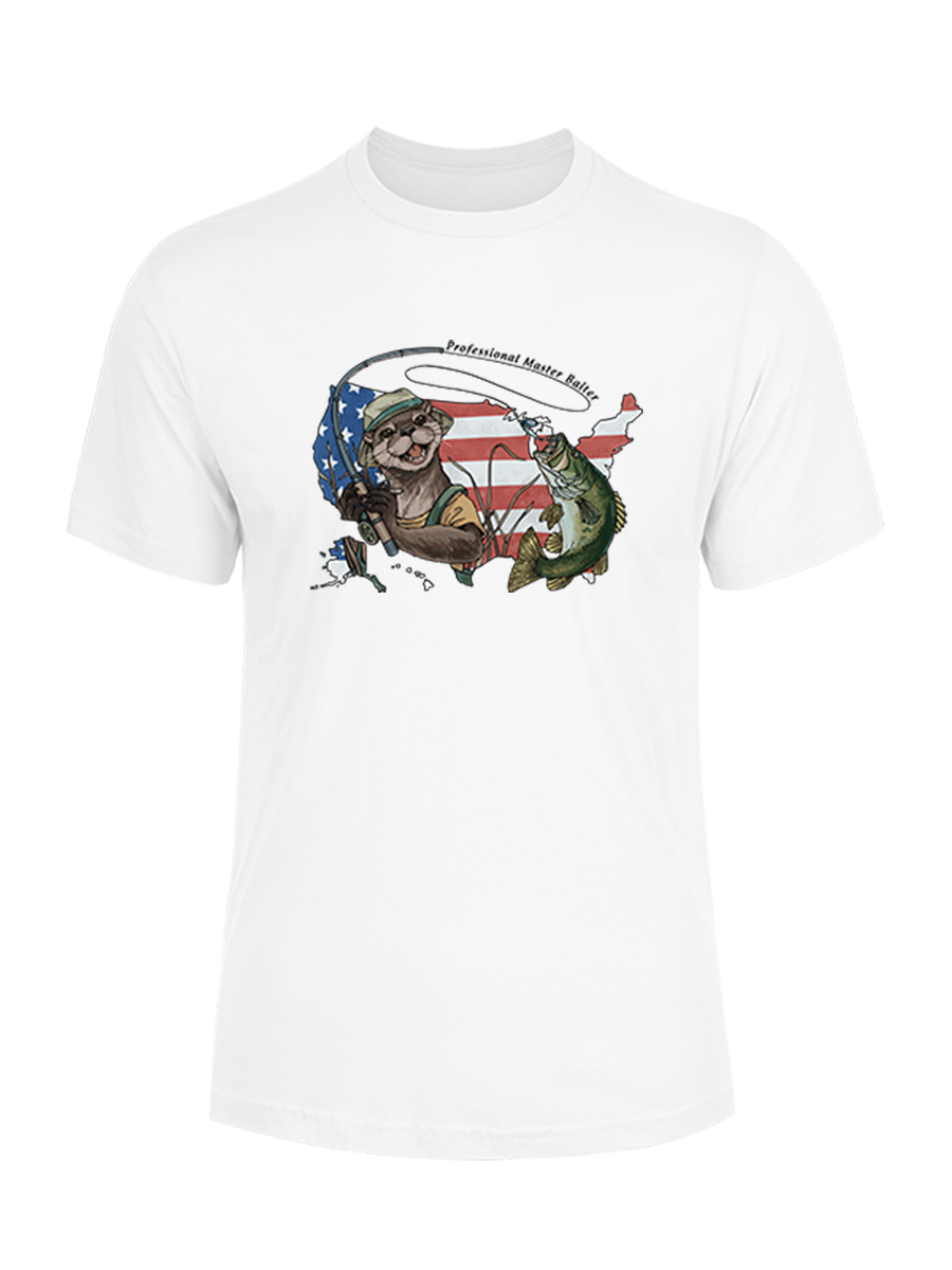 Otter vs Bass Unisex Cotton Tee