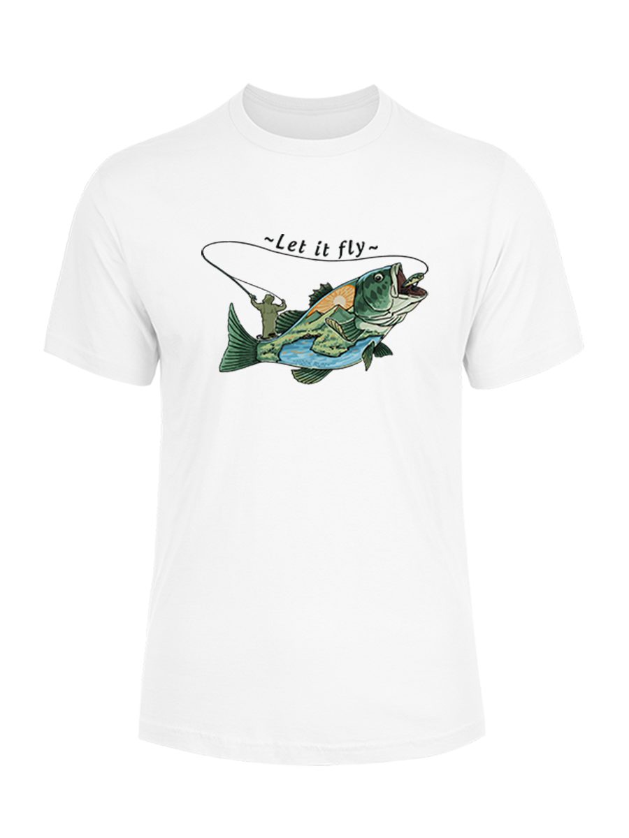Let It Fly to Freedom Unisex Cotton Tee