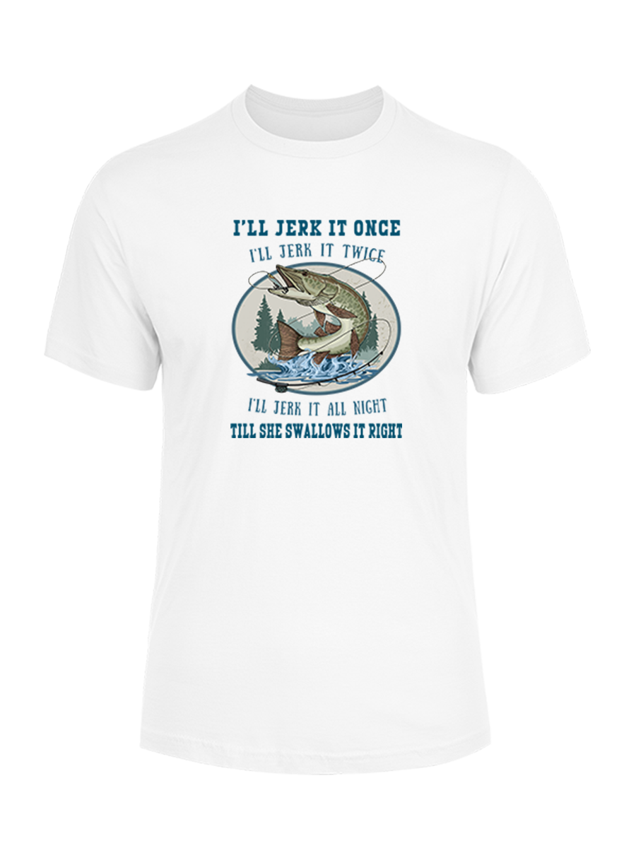 Muskie Madness Jerk and Reel Unisex Cotton Tee