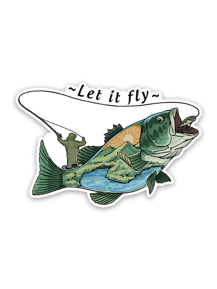 Let It Fly to Freedom Sticker