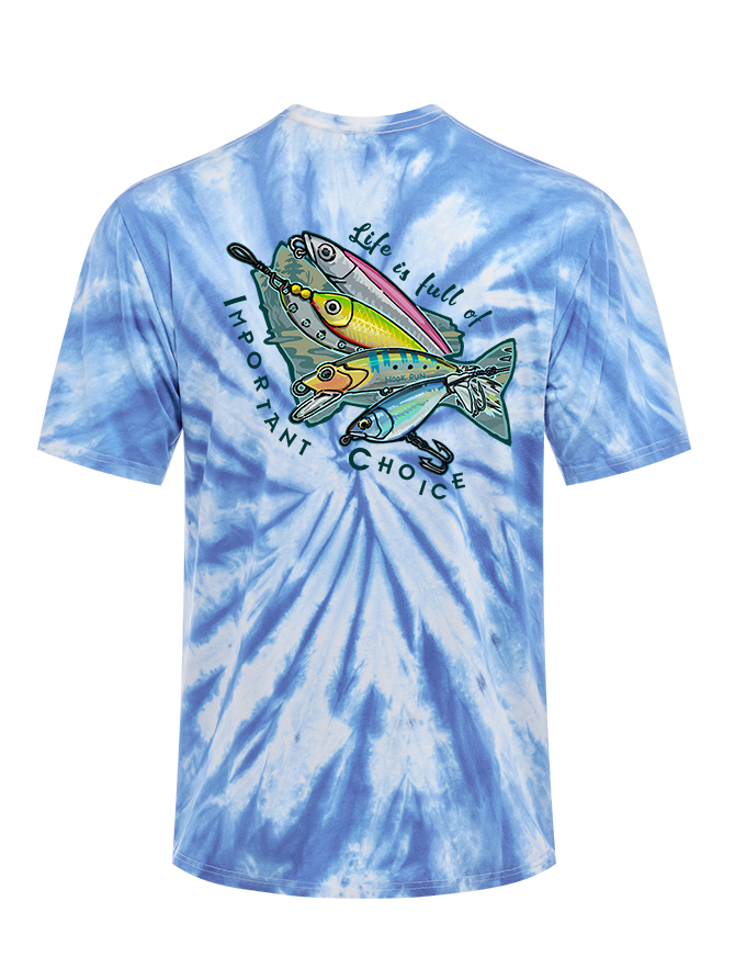 Clear Lake Bass Lures Tie Dye Tee