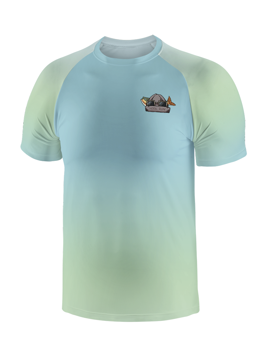 Fishing Make Me Feel Alive Gradient Fishing Tee