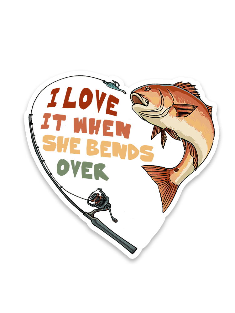Redfish Rhythm Bend to Love Sticker